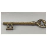 Ornate Brass Key Bar Tool VTG