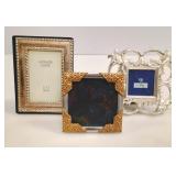 Trio of Miniature Table Picture Frames