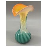 Mid-Century Art Glass Jack-in-the-Pulpit Vase