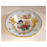 Limoges Hand-Painted Porcelain Floral Bowl
