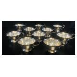 VTG Wm A Rogers Silver Plated Punch Cups Set of 10
