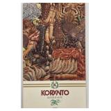 1982 Korynte Madrid Restaurant Menu Signed by