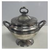 Silver-Plated Tureen with Lid