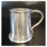 Don Pewter Glass-Bottom Pint Tankard