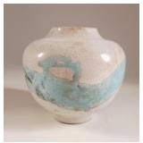 Quebec Studio Pottery Raku Ceramic Vase