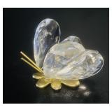 Crystal & Gold-Tone Butterfly Figurine
