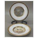 Japanese Art of Chokin Gilded Porcelain Display