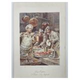 1980s Louis Outhier Lï¿½Oasis Restaurant Menu