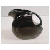Homer Laughlin Black Fiestaware Disc Pitcher