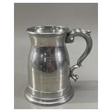 Craftsmen Sheffield English Pewter Glass-Bottom