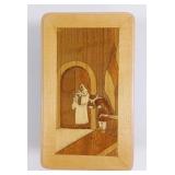 European Marquetry Wood Keepsake Box