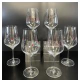 Six Ritzenhoff Artist Series Wine Glasses