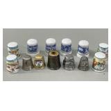 Vintage & Collectible Thimbles Collection