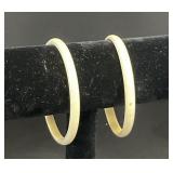 Pair of Ivory Cream Bangle Bracelets