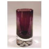 Denby-Milnor 'Skol Plum' Glass Vase Bo Borgstrom