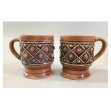 Pair of Levco Mid-Century Ceramic Mugs