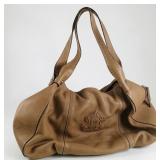 Tentazione Due Italian Tan Leather Shoulder Bag