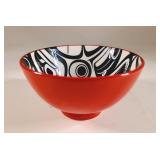 Panabo Canadian Indigenous Art Porcelain Bowl