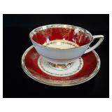 Royal Stafford Gilt Teacup & Saucer