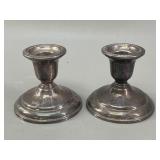 Birks Regency Silver Plate Candlesticks