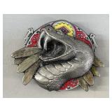 Creations S&B Pewter Snake Belt Buckle Canada #220
