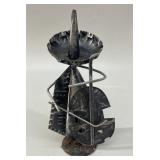 Mid-Century Brutalist Metal Mariachi Cellist