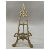 Vintage Rococo Revival Cast Brass Display Easel