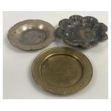 Brass Small Dish & Catchall Trio (3 pcs) VTG