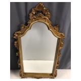 Carolina Mirror Co. Gilt Rococo Style Wall Mirror