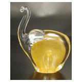 Mid-Century Murano Sommerso Glass Elephant