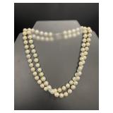 Cultured Pearl Double Strand Necklace