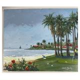 Claude Moulin St. Petersburg Florida Golf Painting
