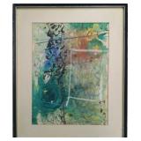 T. Eaton Gallery-Abstract Mixed Media, Signed 1963