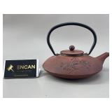 Japanese Nambu Tekki Cast Iron Horse Relief Teapot