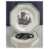 Villeroy & Boch Octagonal Four Seasons Plates