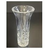 Fluted Cut Crystal Bud Vase