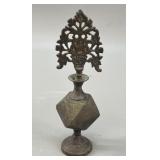 Islamic Middle Eastern Brass Surmadani Kohl Bottle