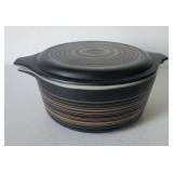 Pyrex casserole Terra Matte Black #472 1 1/2 Pt.