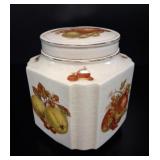 Sadler England Ceramic Fruit Motif Lidded Jar