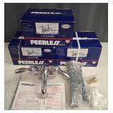 3 Peerless Chrome Lavatory Bathroom Faucets Model