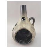 Mid-Century Fat Lava Candle Holder Jug
