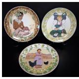 3 Heinrich Villeroy & Boch UNICEF Collector Plates