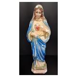 MCM Italian Chalkware Immaculate Heart of Mary