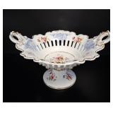 Large Antique c1850 Paris Porcelain Compote