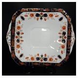 Royal Standard Imari Porcelain Handled Cake Plate