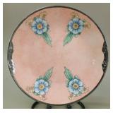 1940s Art Nouveau Hand-Painted Cabinet Plate