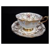 Royal Albert Gilt Floral Bone China Teacup &