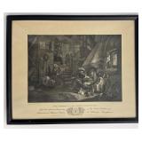 Fisher Scientific Woodcut Print: The Chemist