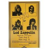 Led Zeppelin 1977 Pittsburgh Concert Plaque