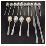Large Lot of Swiss Air Airlines Flatware Cutlery